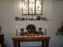 Food around the altar